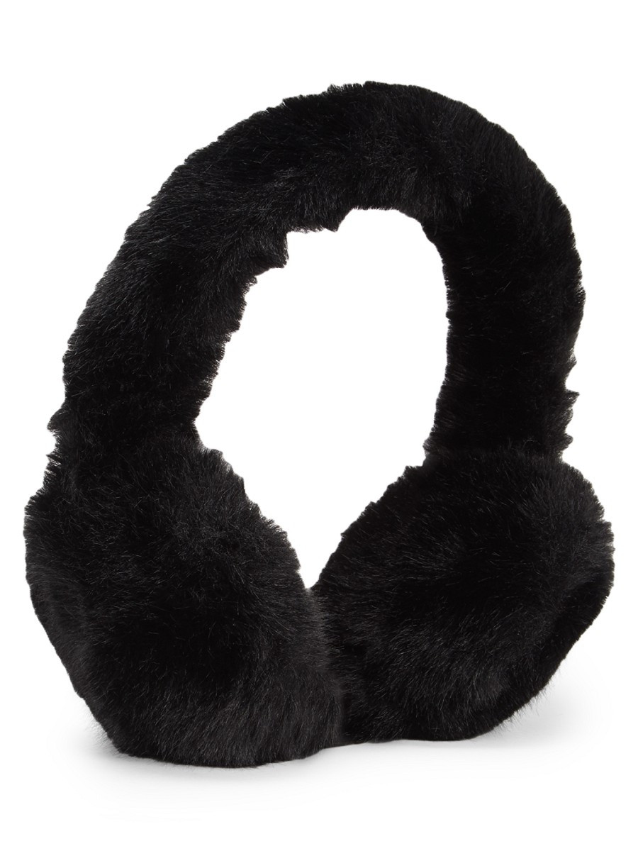 UGG Women's Faux Fur Ear Muffs - Black | Saks Fifth Avenue OFF 5TH