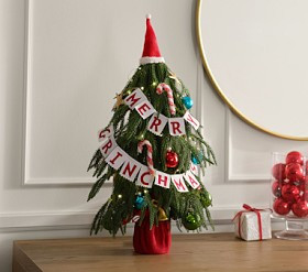 Dr. Seuss's The Grinch™ Light-Up Mini Christmas Tree | Pottery Barn Kids