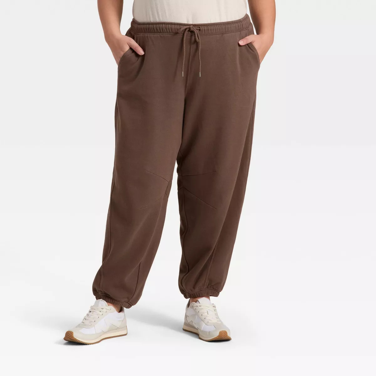 Women's Mid-Rise Barrel Leg Sweatpants - Universal Thread™ Light Heather Gray XS | Target