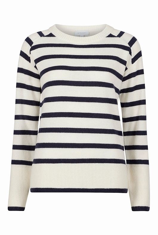 Crew Neck Stripe Knit | Witchery