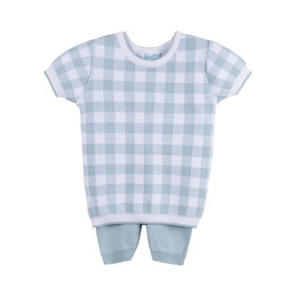 Gingham Knit Set | Feltman Brothers