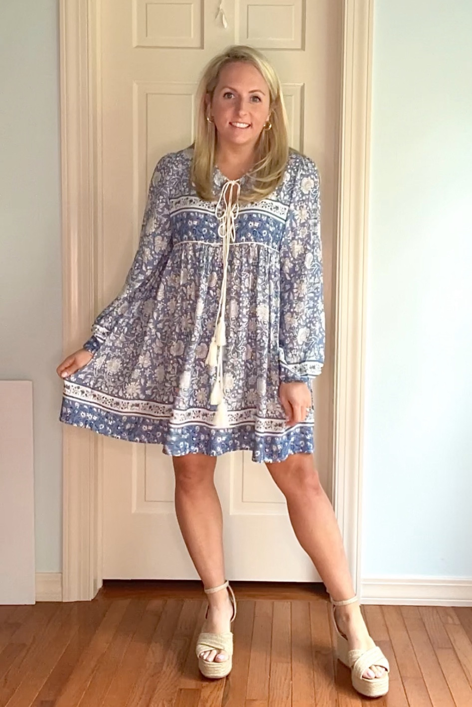 ~ LOVE this block printed dress! I ordered a size Medium (I’m 5’2 and a size 6/8 for reference) 

#LTKunder50