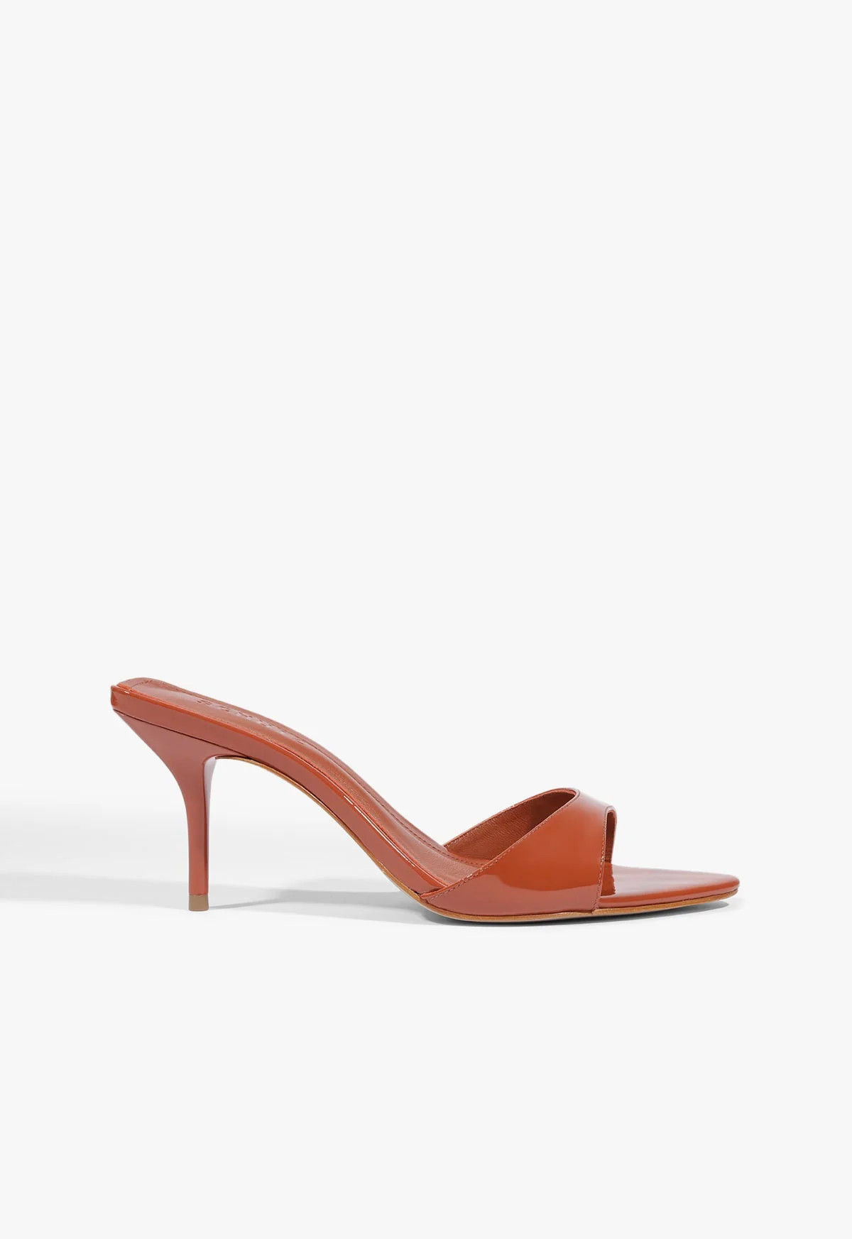 Elodie Brown Mid Stiletto Heel Sandal | Schutz (US)