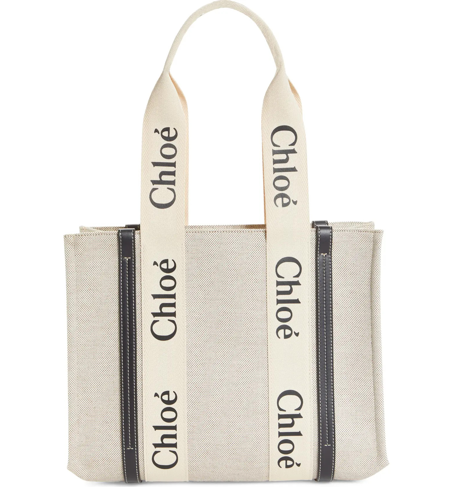 Medium Woody Logo Strap Canvas Tote | Nordstrom