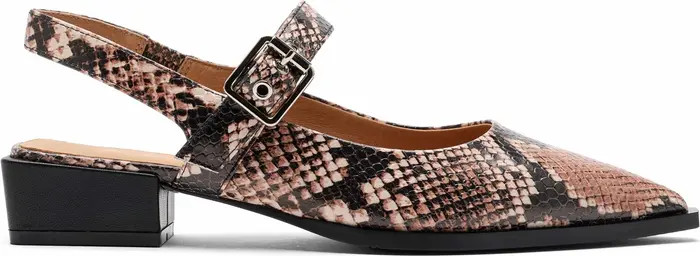 Chelsea Leather Slingback Block Heels | Nordstrom