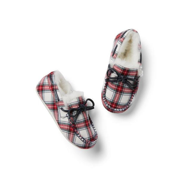 Plaid Faux Fur Slipper | Janie and Jack