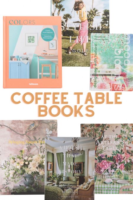 I put together a collection of my favorite coffee table books. If you’re styling a shelf, this is the easiest way to add texture, color, and interest. I always look for my books at TJ Maxx, Marshalls or HomeGoods.

#LTKstyletip #LTKGiftGuide #LTKhome