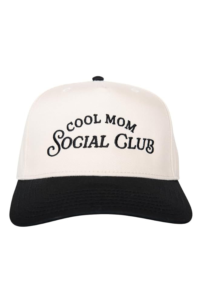 KATYDID Cool Mom Social Club Vintage Hat - Two-Toned Funny Trucker Hat - Embroidered Baseball Cap... | Amazon (US)
