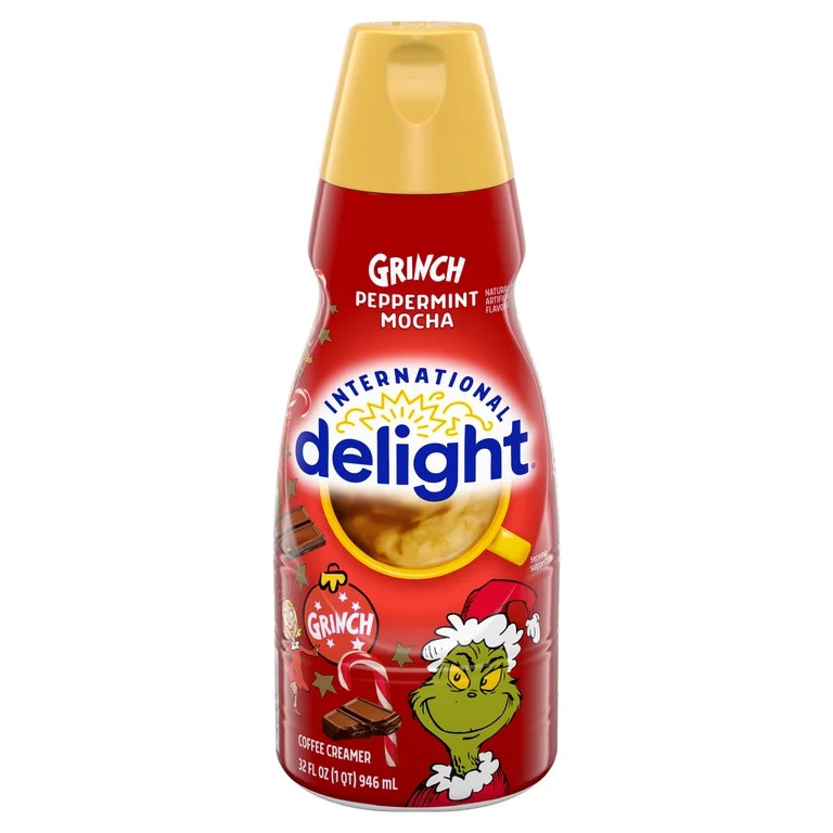 International Delight Grinch Peppermint Mocha Coffee Creamer, 32 oz. - Walmart.com | Walmart (US)