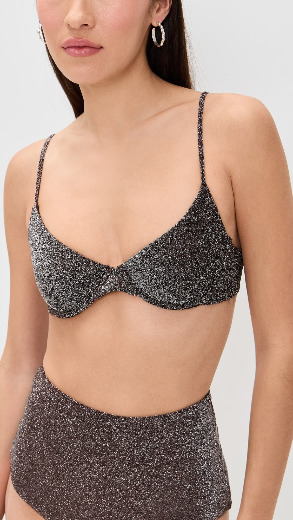 Metallic Bosa Bikini Top | Shopbop
