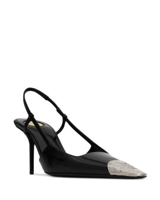 Women's Jeanne Slingback Pumps In Glazed Leather | Bloomingdale's (AU)