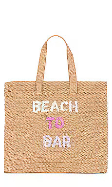 BTB Los Angeles Beach To Bar Tote in Sand, Pink & Rainbow from Revolve.com | Revolve Clothing (Global)