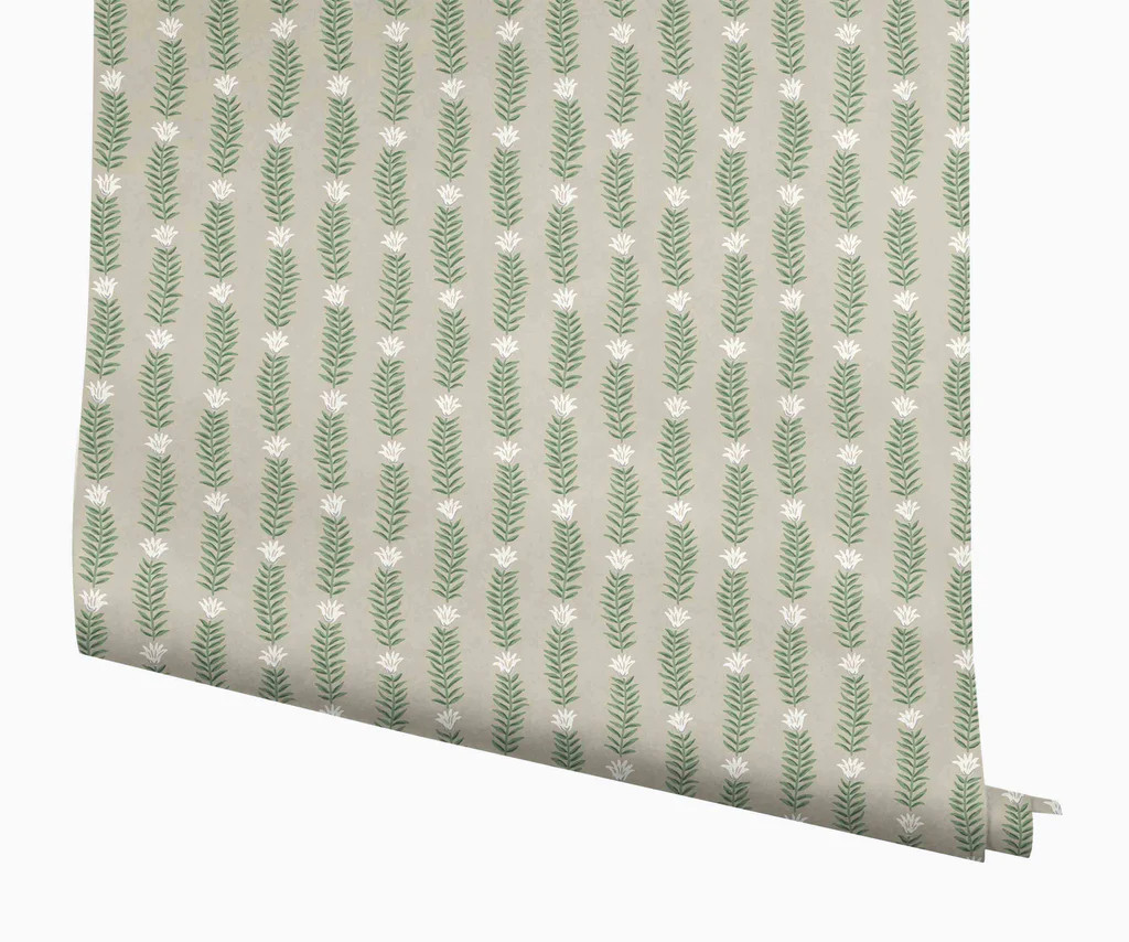 Eden Wallpaper - Linen | Rifle Paper Co.