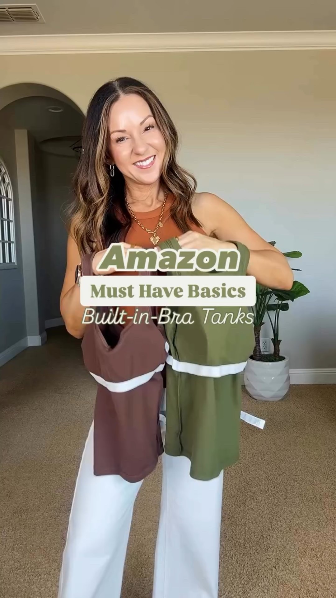 💥Built-in Bra Tanks You’ll Want in Every Color! On sale today, too‼️
These Amazon tanks are summer staples—double-lined, stretchy, breathable & flattering with just the right length. Two styles, removable pads, and 95% cotton comfort. Trust me, they’re a 10/10! 🙌🏻

For reference: I’m 5’1”, 108lbs.
Everything is unaltered.




#LTKStyleTip #LTKFindsUnder50 #LTKPetite