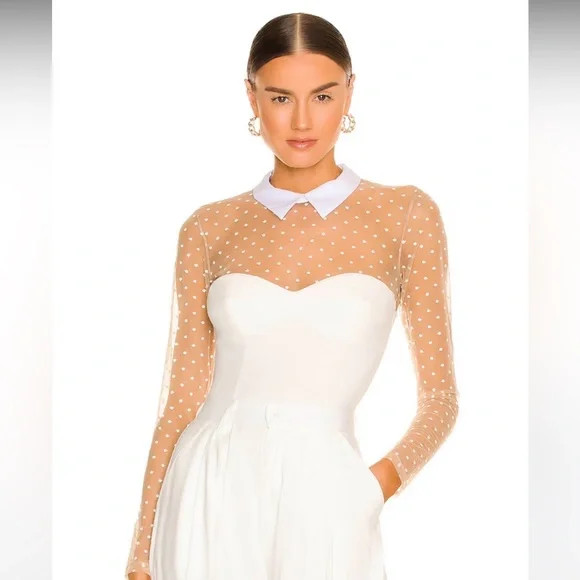 NEW Fleur du Mal polka dot bodysuit Small | Poshmark