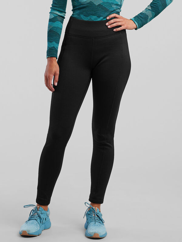 Fleece Lined Polartec Leggings Crash - Solid | Title Nine