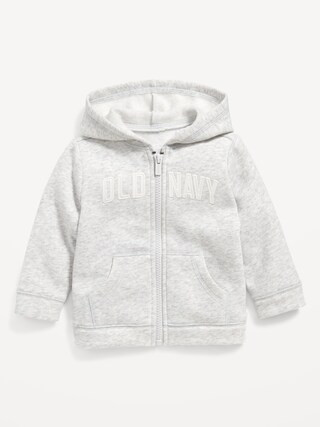 Unisex Logo Zip-Front Hoodie for Baby | Old Navy (US)