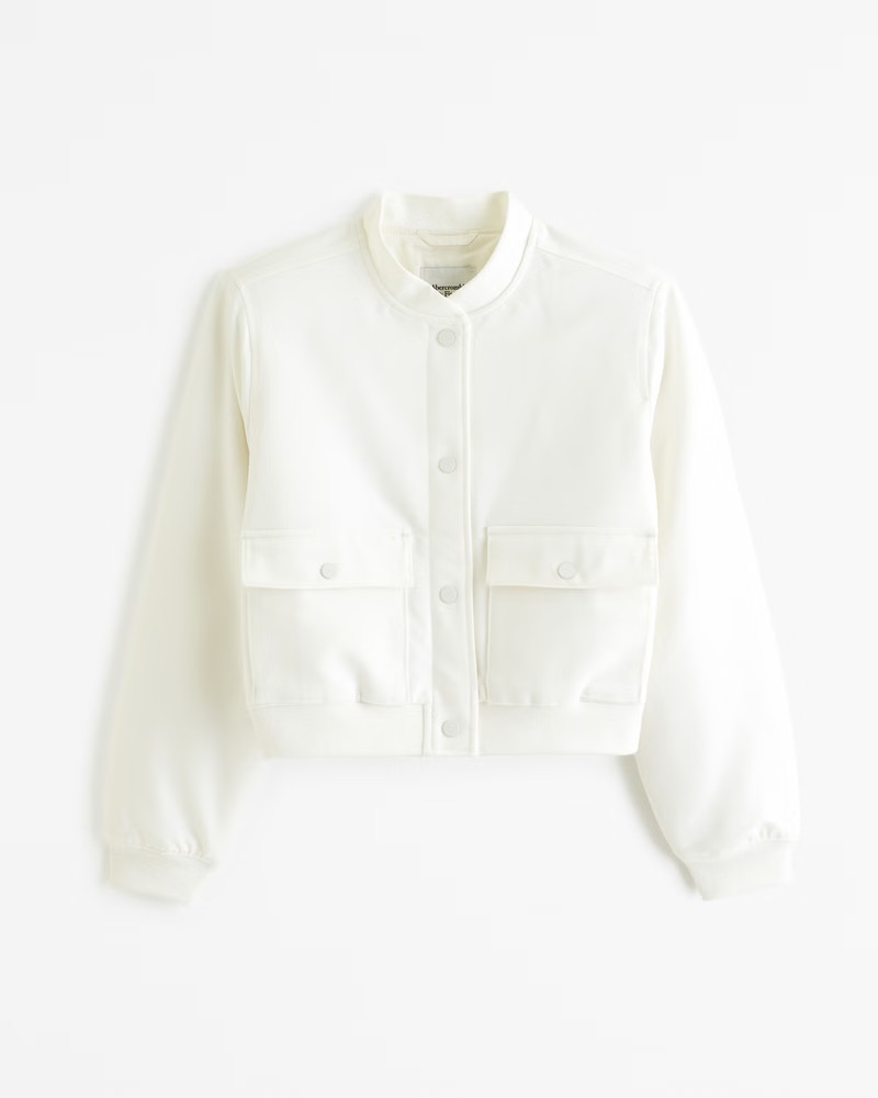 Short Bomber Jacket | Abercrombie & Fitch (US)