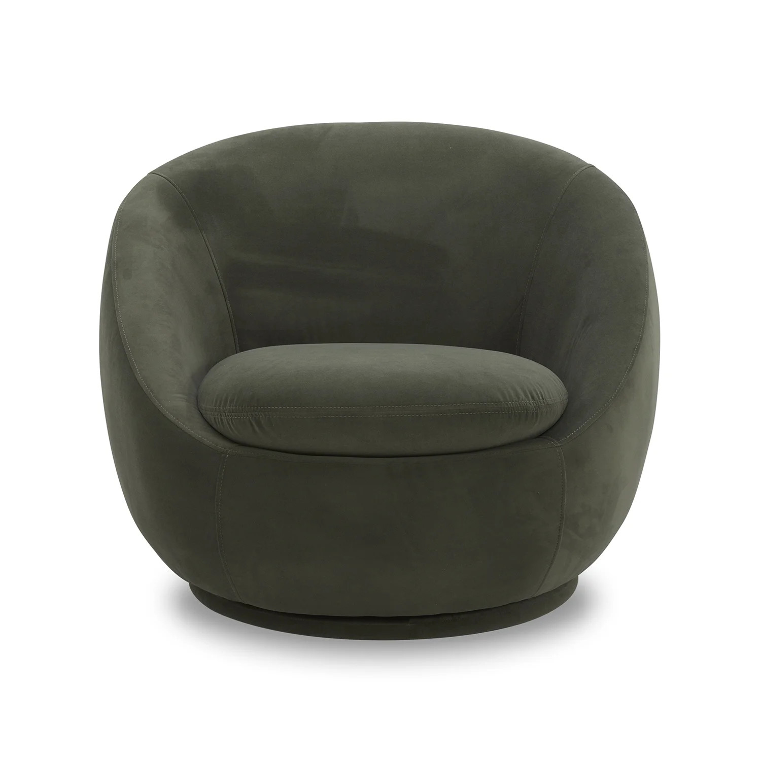 Better Homes & Gardens Mira Swivel Chair, Olive Velvet | Walmart (US)