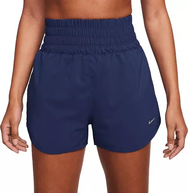 Nike One Women's Dri-FIT Ultra High-Waisted 3" Brief-Lined Shorts | Dick's Sporting Goods | Dick's Sporting Goods