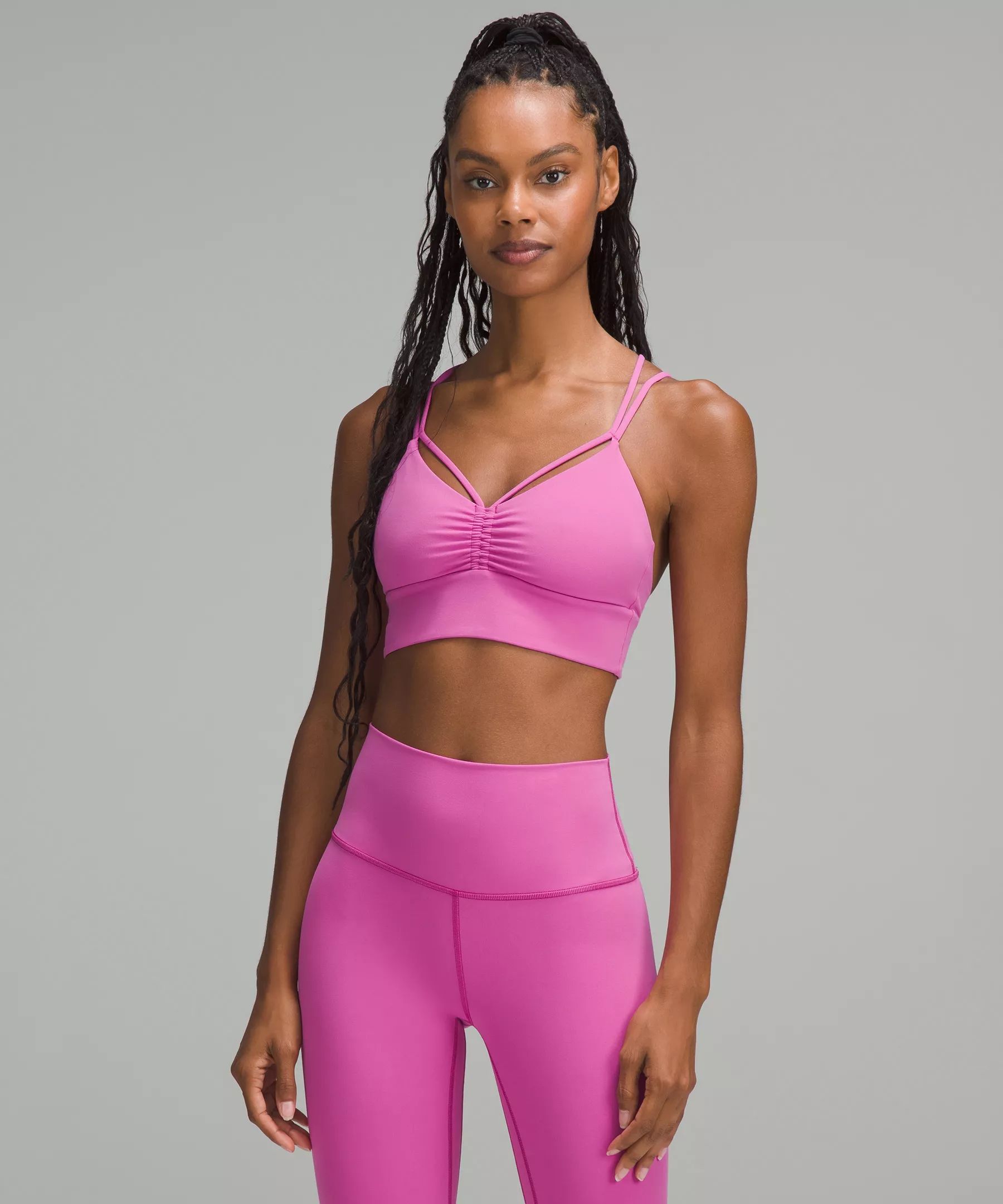 Nulu Strappy V-Neck Yoga Bra | Lululemon (US)