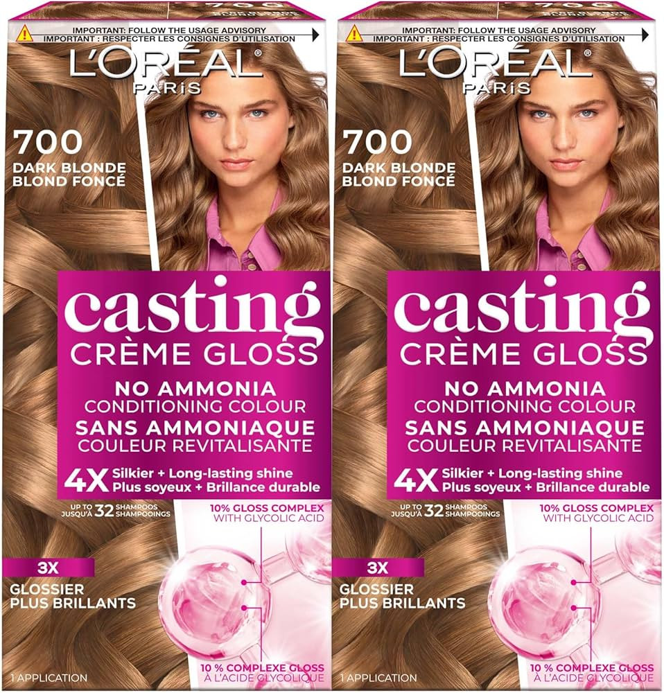 L'Or\u00e9al Paris Casting Cr\u00e8me Gloss Hair Dye, 600 Light Brown, Semi permanent Hair Color ... | Amazon (CA)