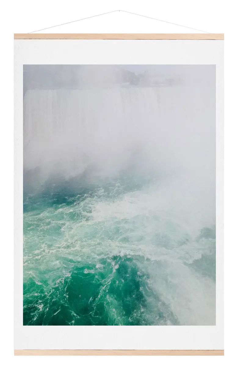 The Falls Print & Oak Hanger | Nordstrom