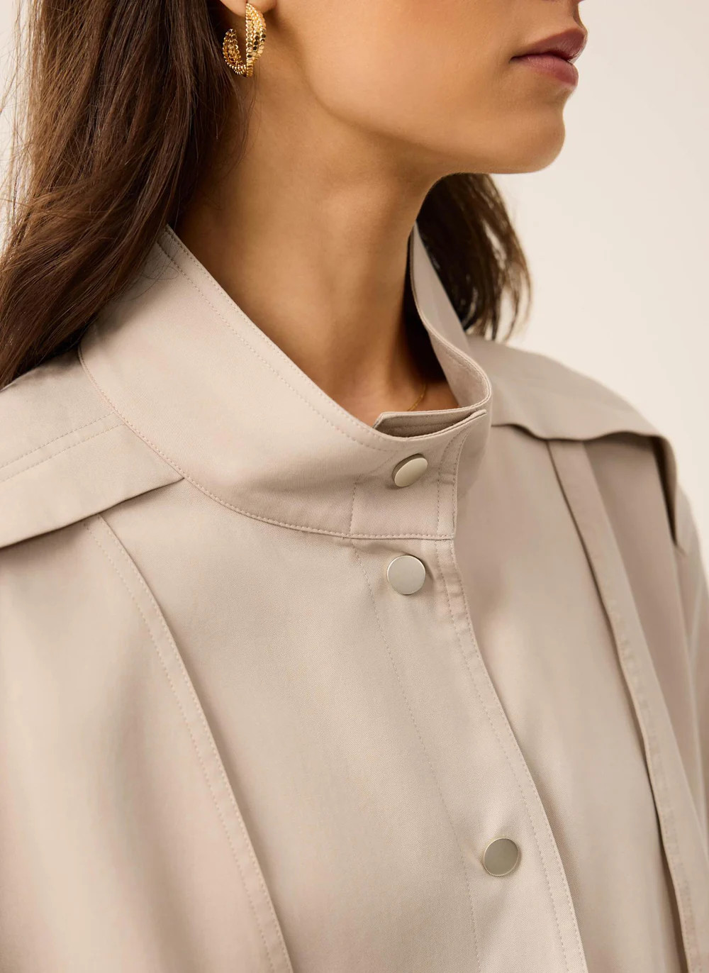 Neutral Bomber Jacket | Mint Velvet - US