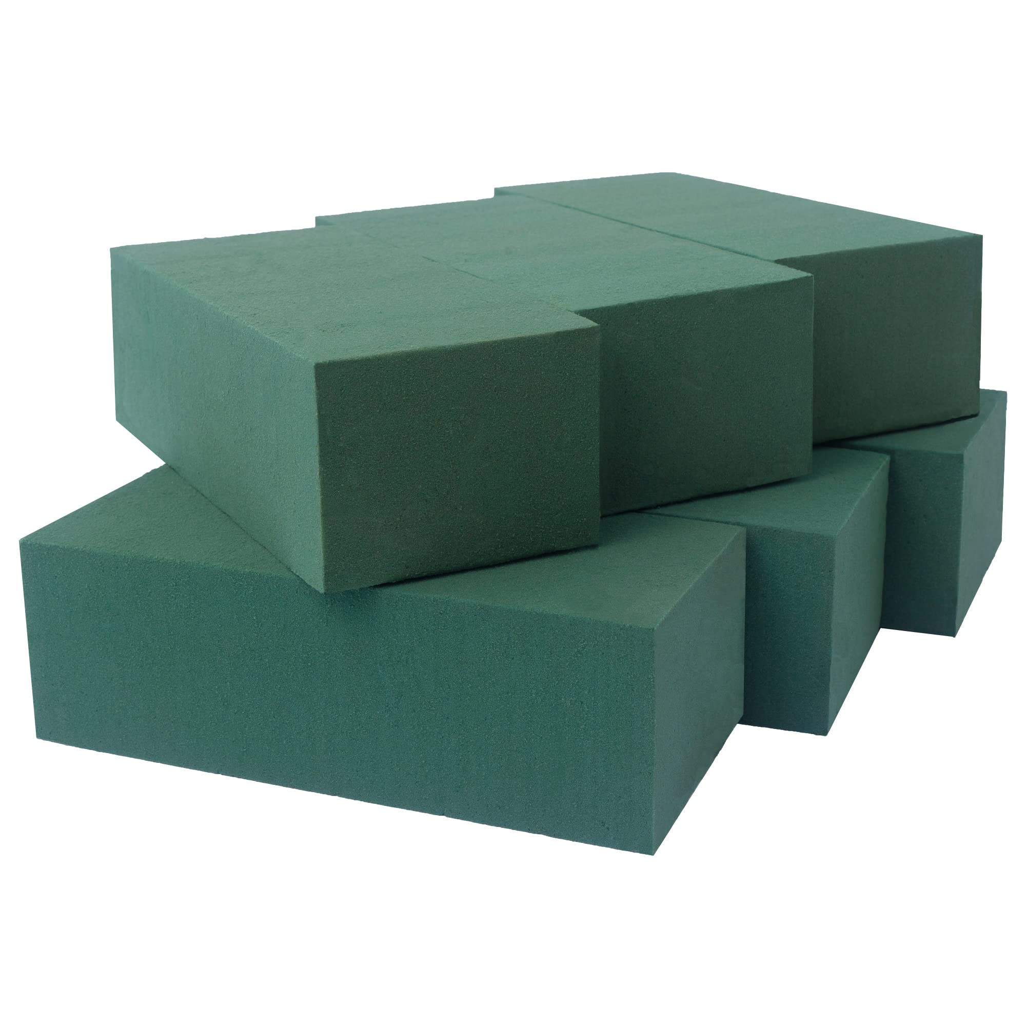 Pack of 6 Dry and Wet Floral Foam Blocks for Fresh and Artificial Flowers, Each (7.8” L x 3.5... | Amazon (US)