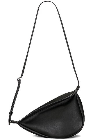 The Row Small Slouchy Banana Bag in Black PLD | FWRD | FWRD 