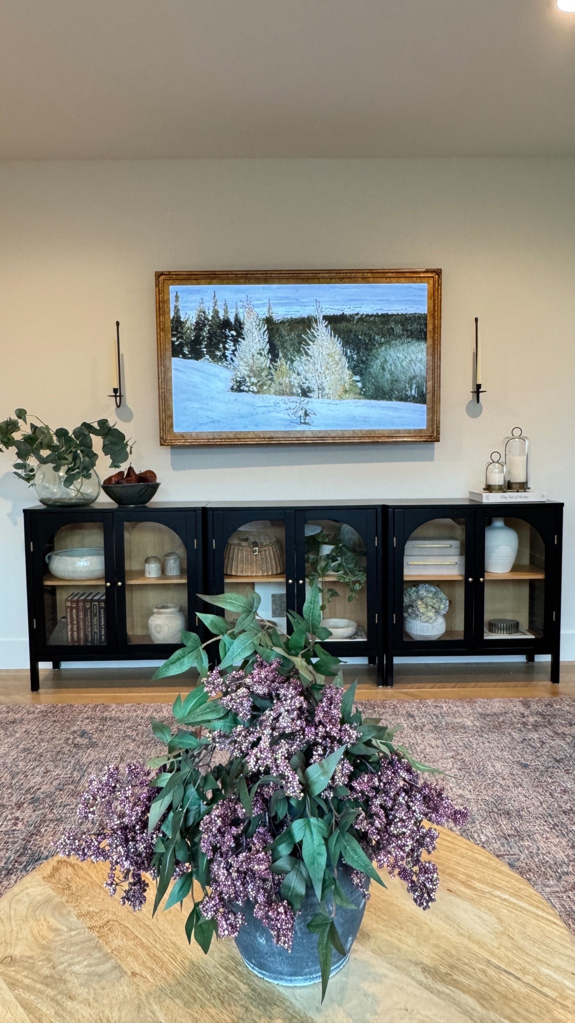 If your living room ever feels “almost there,” start with the buffet table. A little styling goes a long way and instantly makes the whole space feel warmer and more pulled together.

Follow my shop @rushtonhome on the @shop.LTK app to shop this post and get my exclusive app-only content! Don’t forget to turn on post notifications using the 🔔 to get first dibs! Follow @rushtonhome on Instagram and Pinterest for more home decor inspiration and affordable home finds! Are you looking for anything home related? You’re in the right place! At Rushton Home, I do: home decor, living room, bedroom, affordable, walmart, target, amazon, wayfair, new arrivals, winter decor, spring decor, fall decor, fall finds, summer decor, home decor refresh, studio mcgee x target, hearth and hand, magnolia, holiday decor, seasonal decor, dining room decor, bedroom decor, living room decor, affordable home decor, furniture, weekend deals, sale, on sale, pottery barn, kirklands, west elm, bench, foyer table, faux florals, rugs, couches, sofa, sectional, dresser, nightstand, night stand, end tables, lamps, art, wall art, etsy, pillows, blanket, interior design, interior styling, bedding, side tables, bed frame, tray, side table, throw pillows, look for less, designer dupe, budget decor, bar stools, counter stools, vase, ceramic pottery, budget, budget friendly, coffee table, dining chairs, cane, rattan, wood, white wash, rustic amazon home, arch, brass hardware, gold hardware, vintage, antique, european inspired, french country, back in stock

#LTKSaleAlert #LTKHome