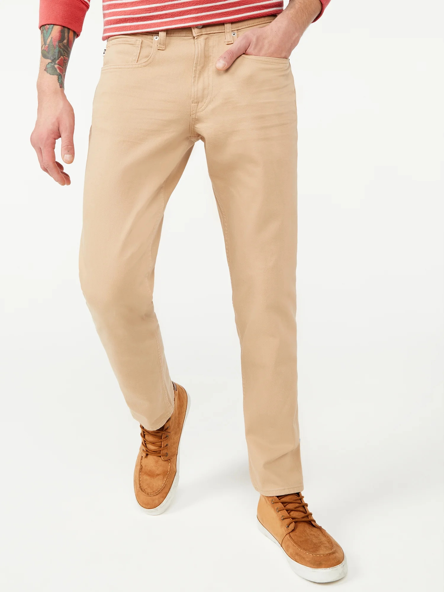 Free Assembly Men's Garment Dyed Slim Jeans - Walmart.com | Walmart (US)