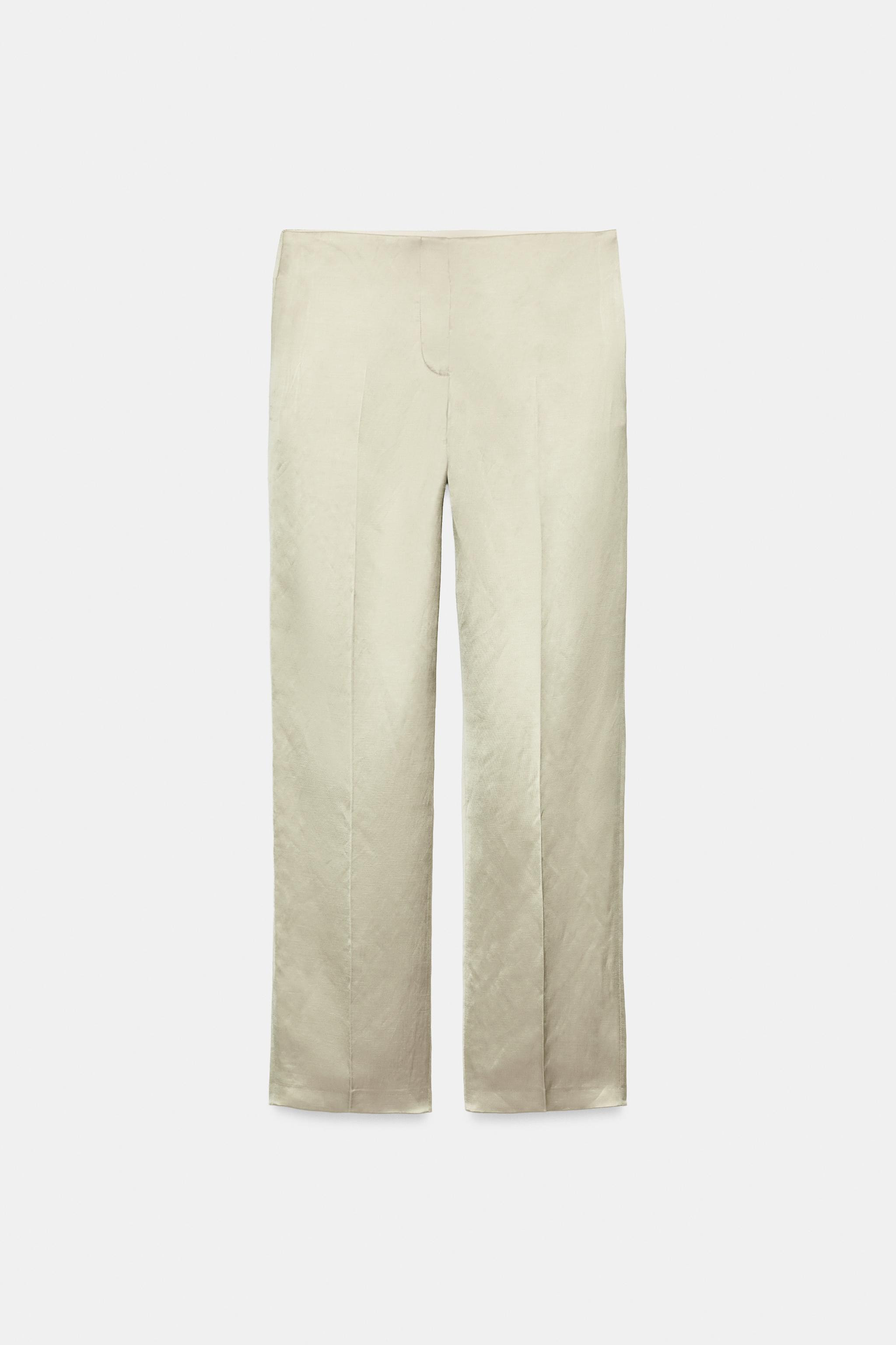 PANTALONI DRITTI IN LINO ZW COLLECTION | Zara IT