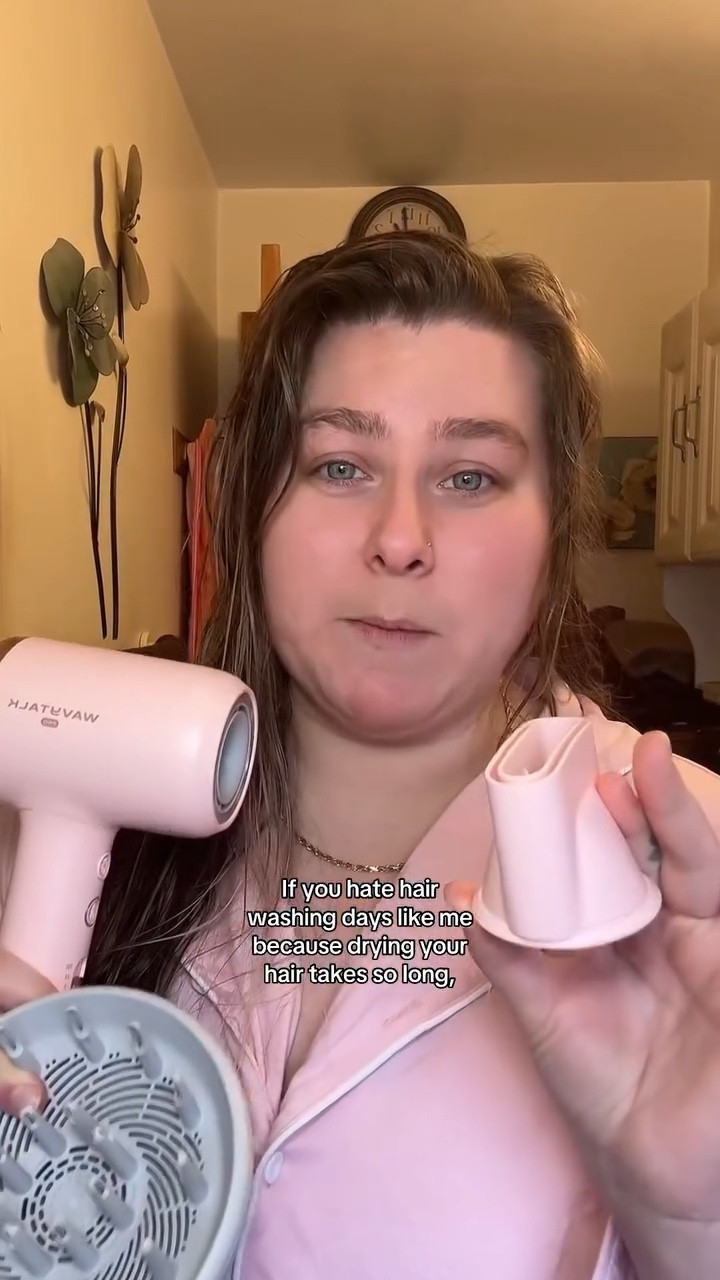 Fast drying without the wait ⏱️💨
This one seriously cuts down my dry time and makes getting ready so much easier.  @wavytalkofficial 💓 
#wavytalkhairdryer #wavytalkturblowpro #fastdryinghair #blowoutathome #hairtools

#LTKselfcare #LTKBeauty #LTKmorningroutine