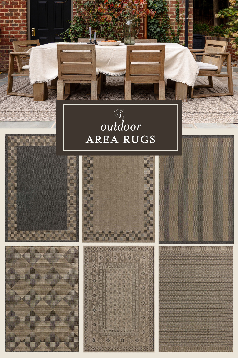 Outdoor area rugs from our new Providence collection with Loloi! 

 #LTKHome #LTKSaleAlert #LTKStyleTip