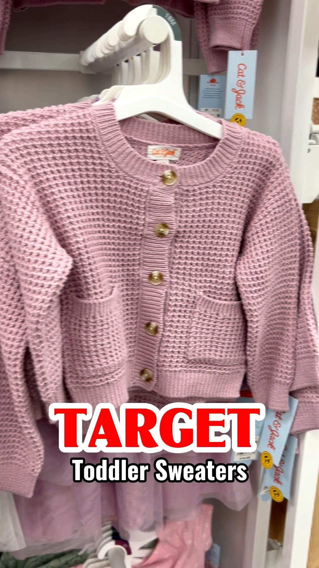 🔴⚪️TARGET⚪️🔴
Cat and Jack toddler girls waffle pattern sweaters. Comes in 3 different colors with functional pockets. Great for back to school and fall layering! Sizes 12M-5T. Available online and in-store. 

SHOP the LTK 🔗LiNK in BiO🔗
LiKE & FOLLOW for more 

#target #catandjack #girlssweaters #kidsfalloutfits

#LTKSeasonal #LTKKids #LTKBaby
