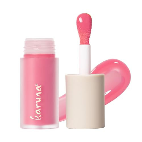 Karuna Skin - Tinted Lip Oil, Soothing & Moisturizing Lip Products with Peptides, Antioxidants, Hydrating Flattering Vegan Lip Tint, Float, 4.8 mL/0.16 fl. oz | Amazon (US)