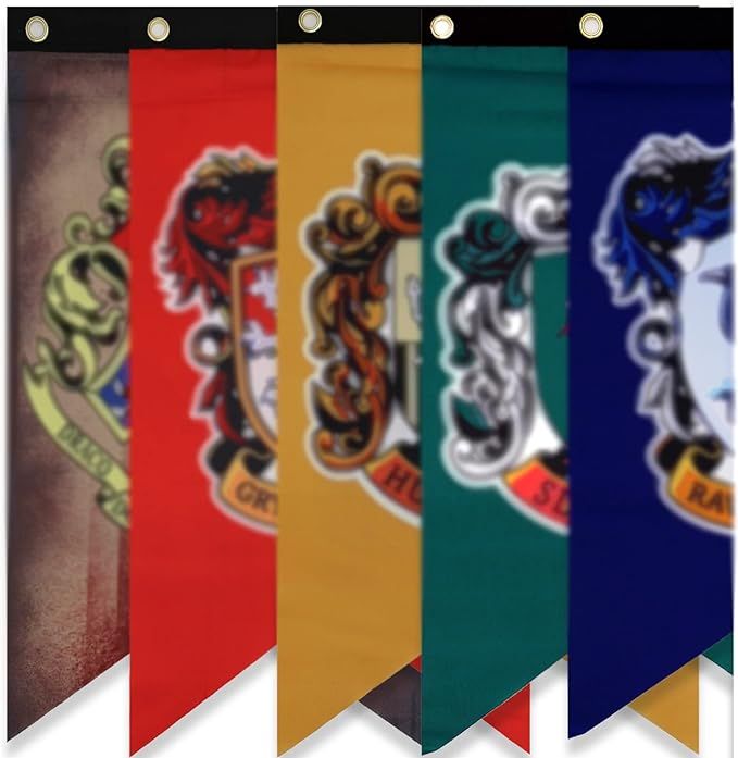 Wizard House Flag Banner 50" x 30" Boys Girls Party Supplies Ultra Premium Indoor Outdoor Party Y... | Amazon (US)