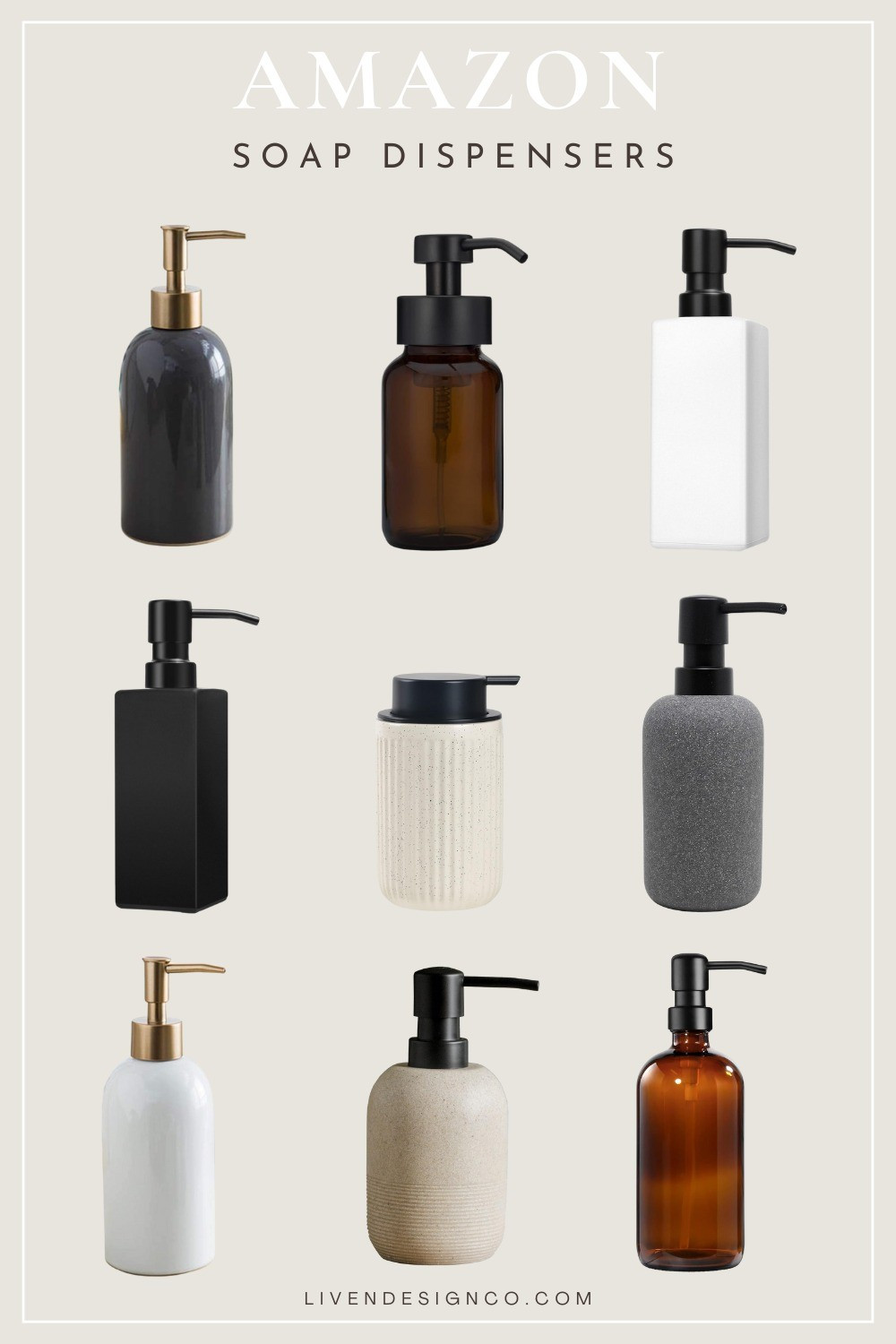 Amazon soap dispenser. Stone soap dispenser. Bathroom decor 

#LTKSeasonal #LTKHome #LTKSaleAlert