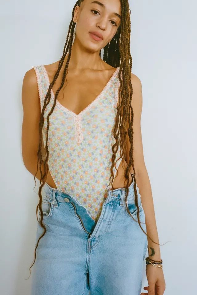 Out From Under Crawford V-Neck Bodysuit | Urban Outfitters (US and RoW)