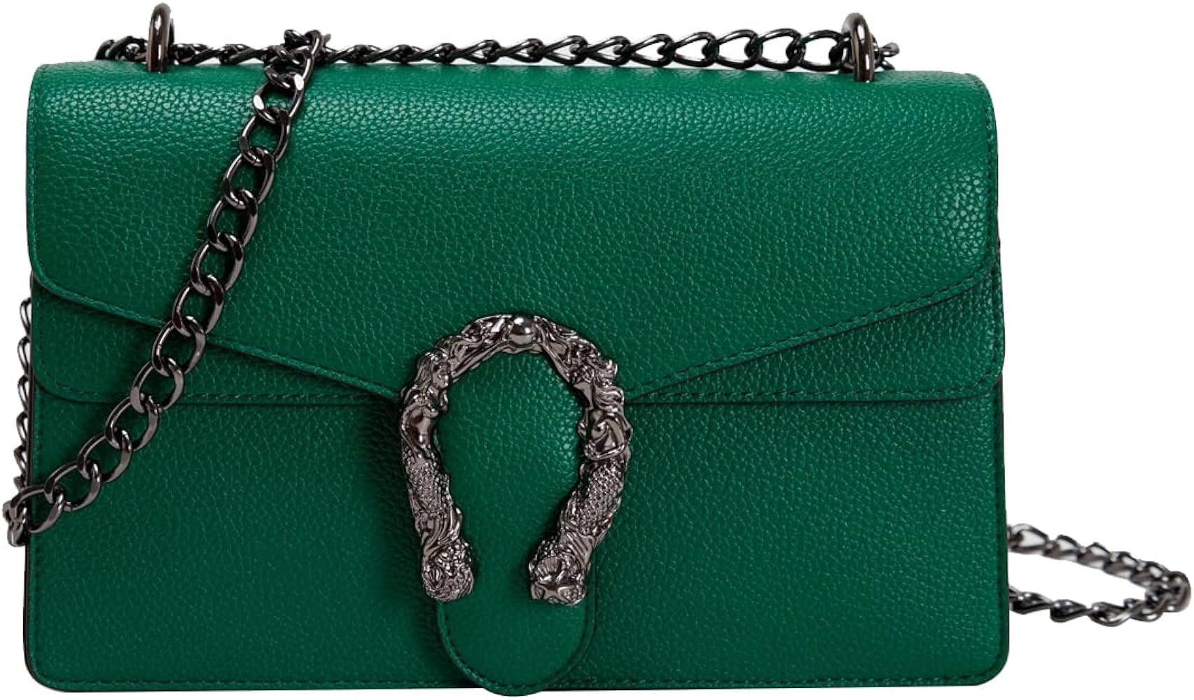 Chain Crossbody Bags Purses for Women Trendy,Fashion Evening Bags Satchel Handbags,Cute Vegan Sho... | Amazon (US)