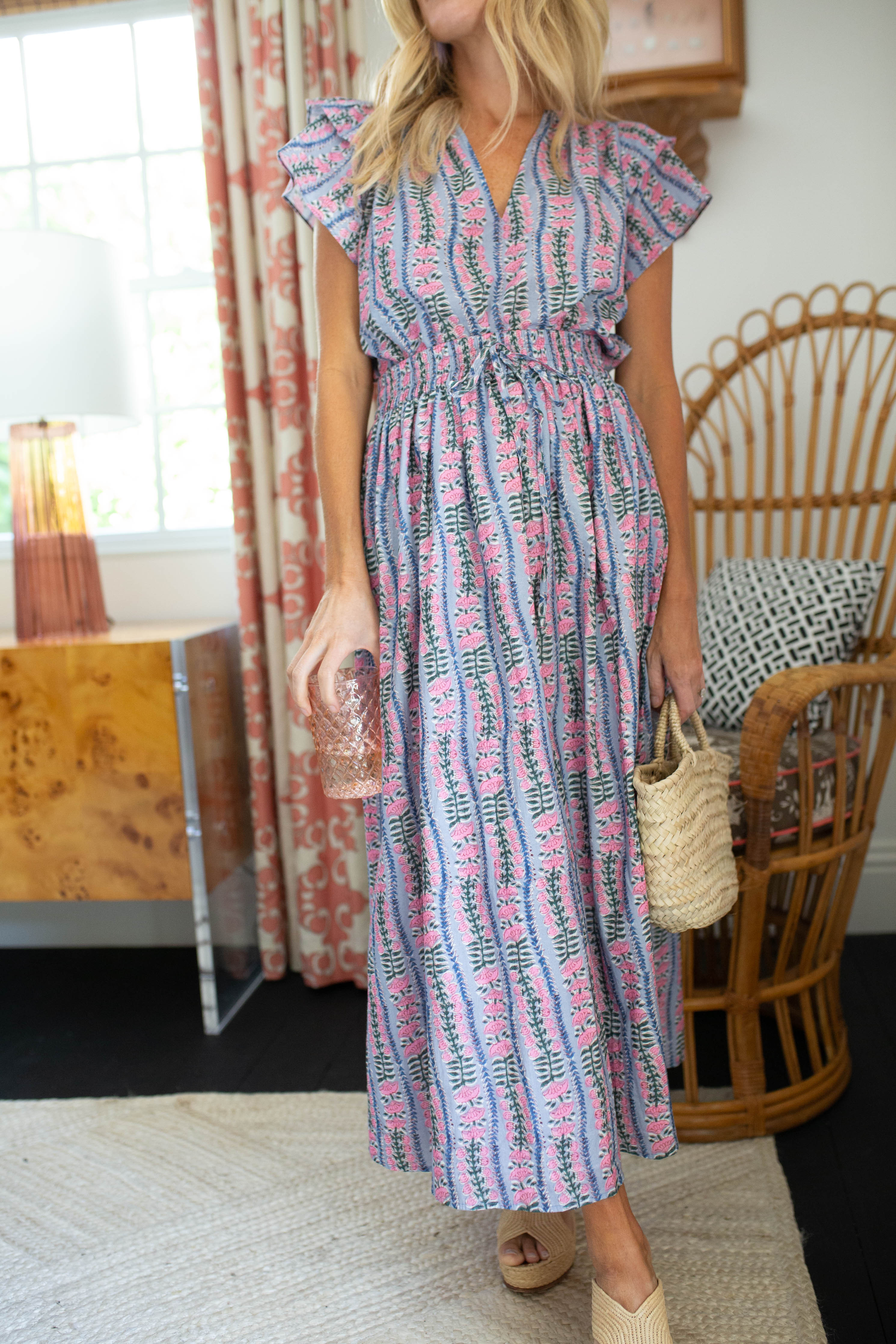 Grace Midi Skirt - PURPLE MULTI | Marea