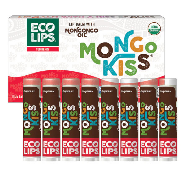 Mongo Kiss® Organic Lip Balm, Value 8 Pack Yumberry, 0.15 oz. | Eco Lips