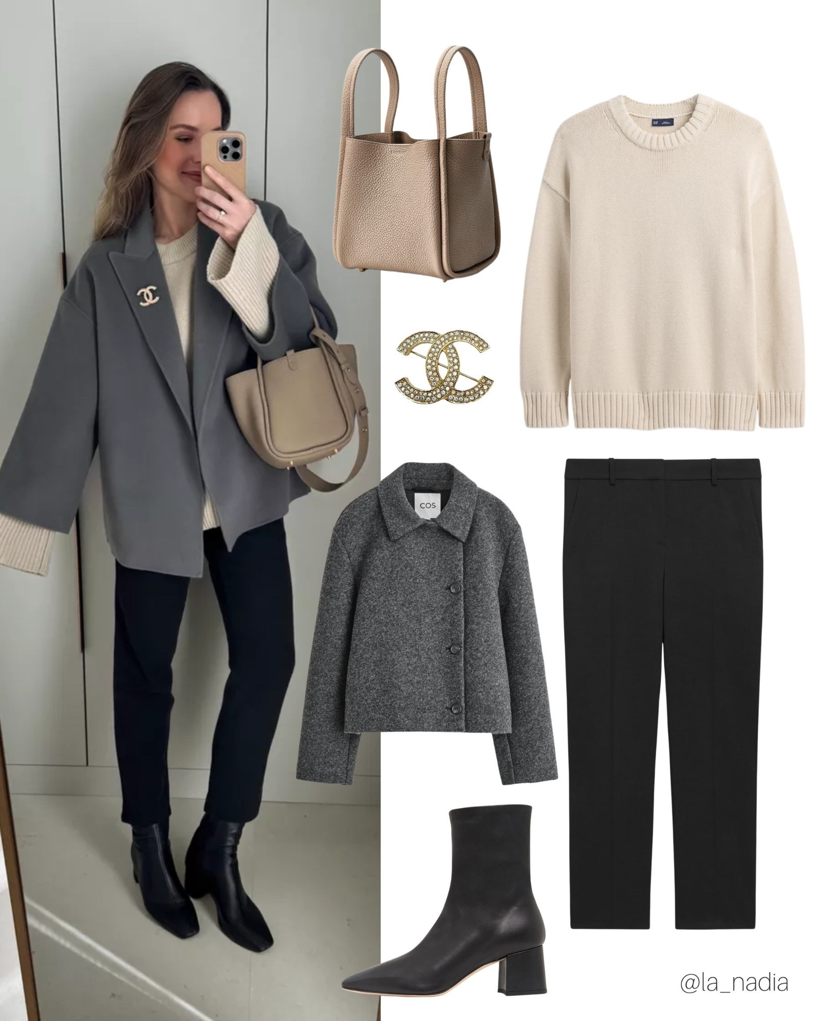 A polished winter look I loved last season 🩶

#LTKootd #LTKSeasonal #LTKHoliday