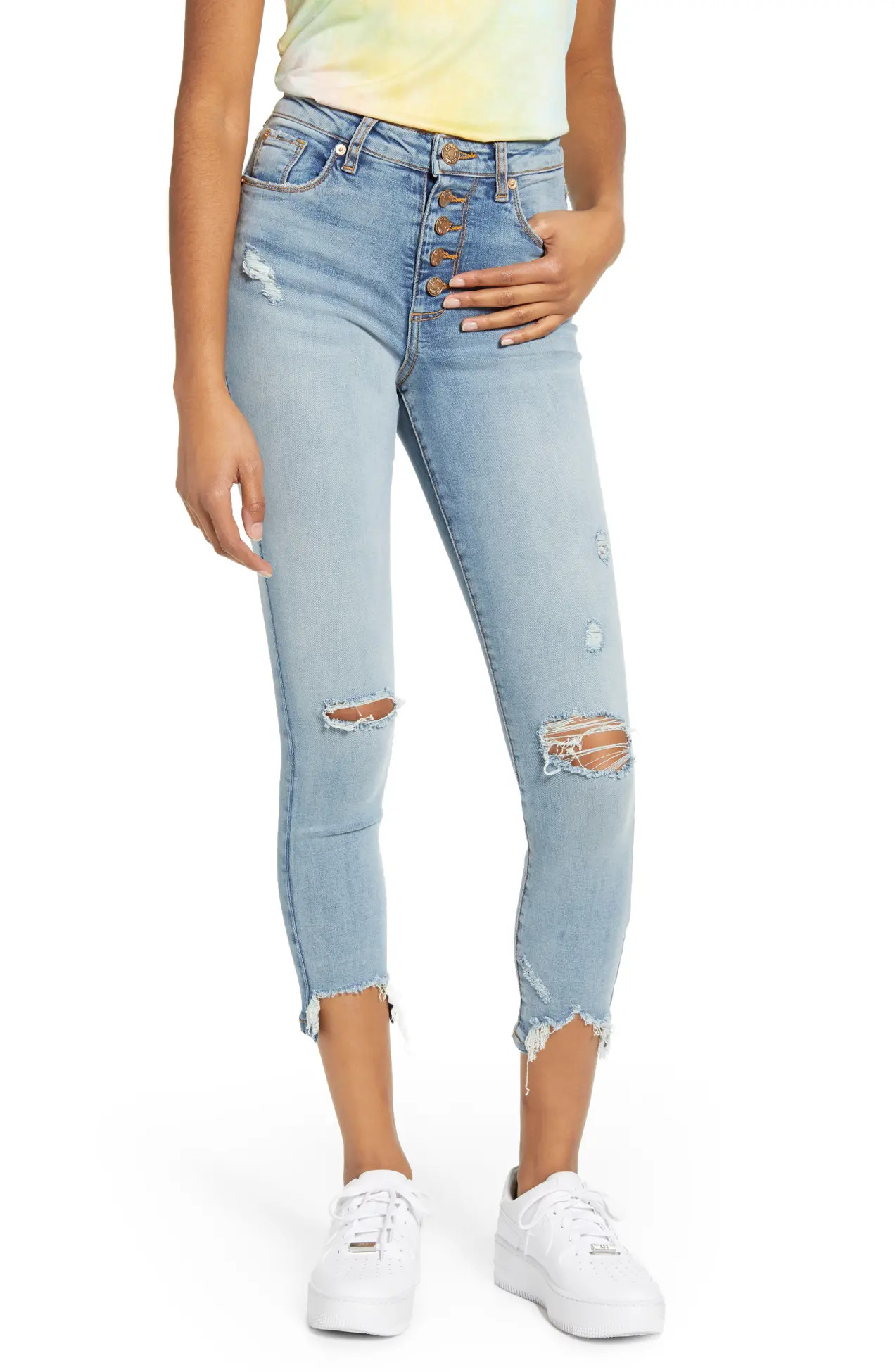STS BLUE | Ellie High Rise Distressed Jeans | Nordstrom Rack | Nordstrom Rack