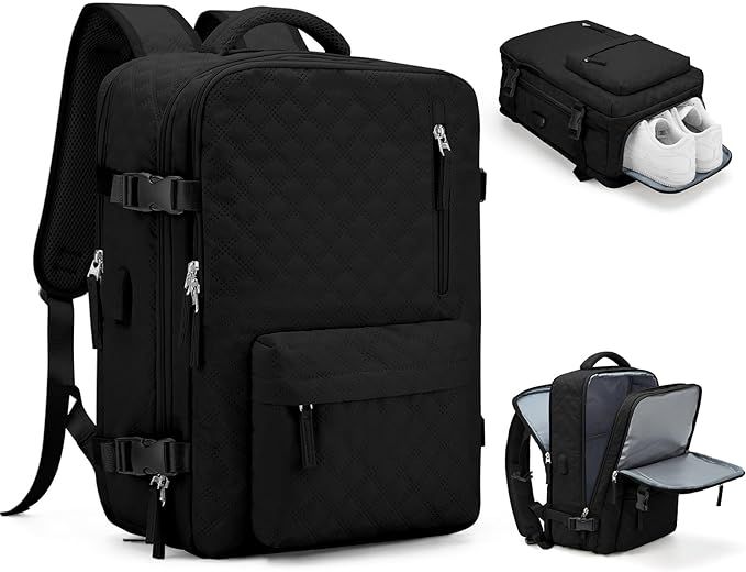 Travel Carry On Backpack for Women, Waterproof Laptop Backpack for Traveling on Airplane Hiking G... | Amazon (US)