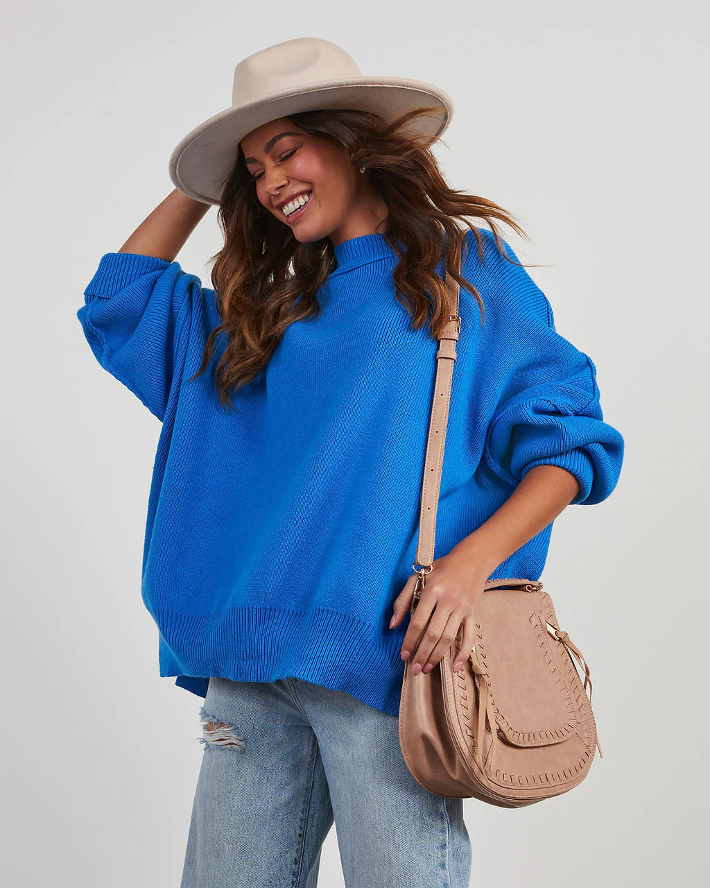 Elouise Knit Oversized Pullover Sweater | VICI