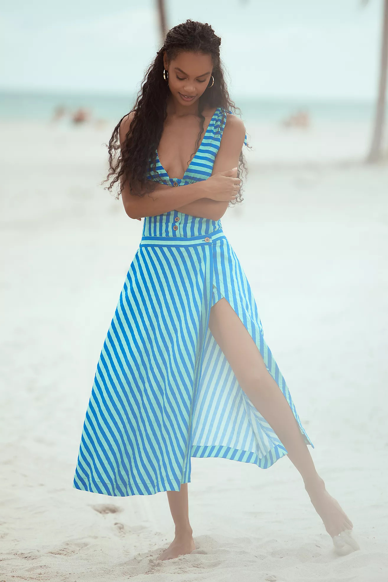 Celandine Midi Wrap Skirt | Anthropologie (US)