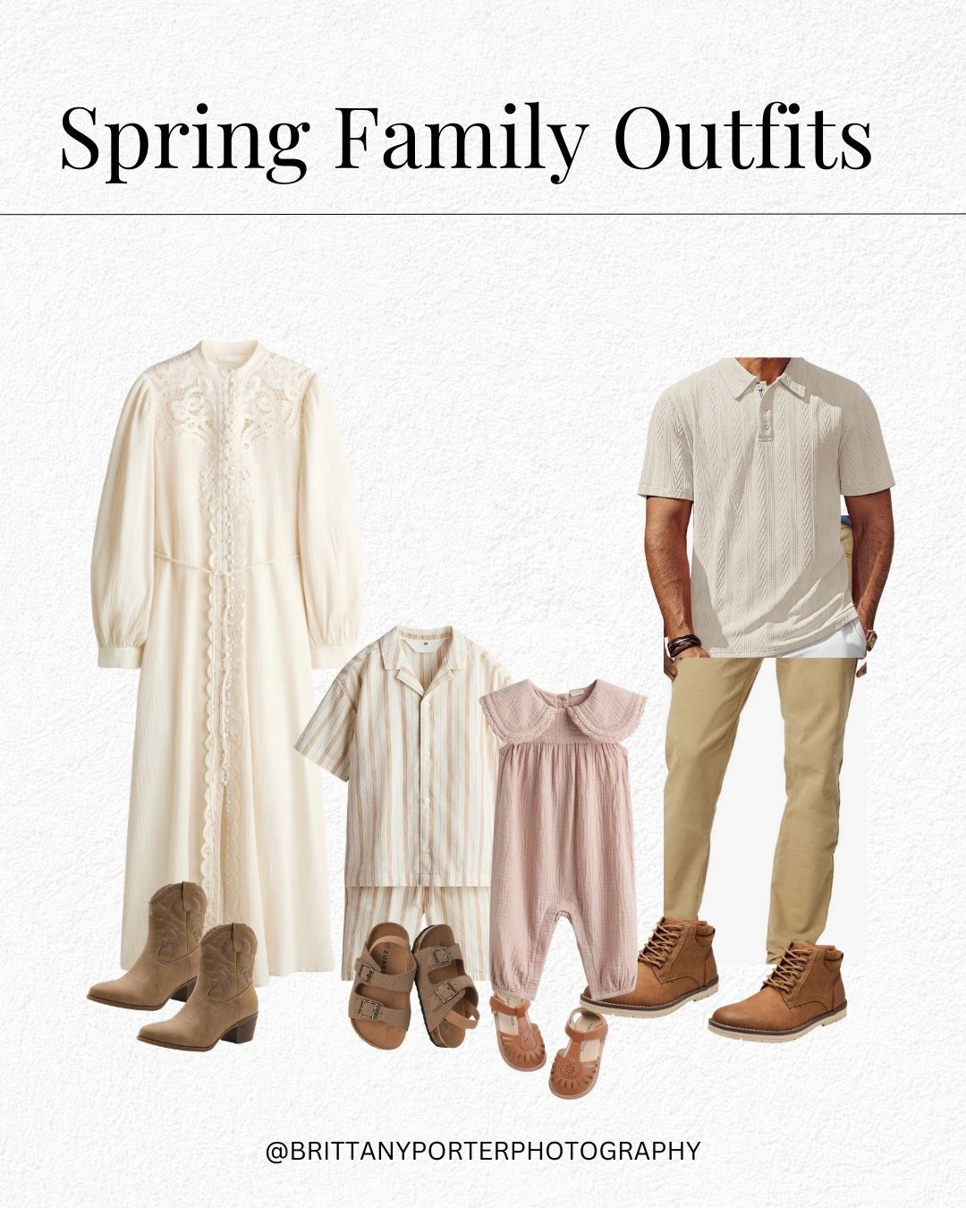 Muted neutrals for spring family photos

#LTKSeasonal #LTKBaby #LTKSpringSale
