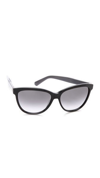 Marc By Marc Jacobs Cat Eye Sunglasses - Black/Grey Gradient | Shopbop